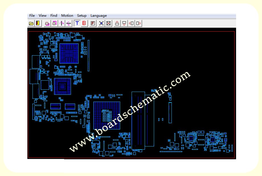 Toshiba Satellite L730 L735 Board view